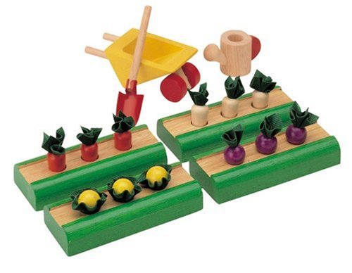 Plan Toys: Vegetable Garden (Dollhouse Accessory)- Plan Toys