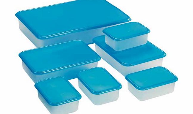 Unbranded Plastic Food Storage Set - 7 Piece