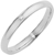 Platinum 3mm Court Shaped Band Wedding Ring