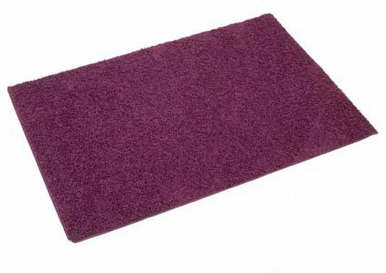 This shaggy rug offers vibrant colour throughout your home. it is machine washable and hardwearing. 100% polypropylene. Non-slip backing. 30?C machine washable. Size L150. W100cm. (Barcode EAN=5012679220769)