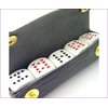 Unbranded Poker Dice in Leather Case