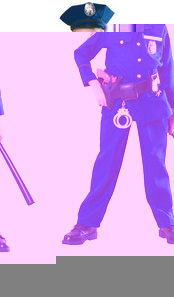 Unbranded POLICEMAN WITH BELT