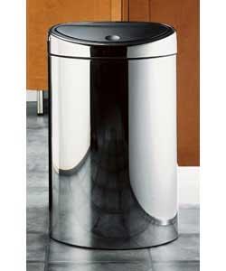 Large opening for waste.Removable inner bucket.Space saving design with flat back.Size (W)30.2,