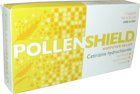 Unbranded Pollenshield Hayfever Relief (7 tablets)