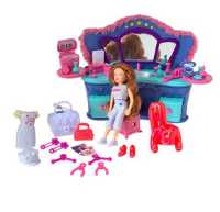 Dolls Clothes and Accessories - Polly Pocket Club Groove Lounge - Powder Room