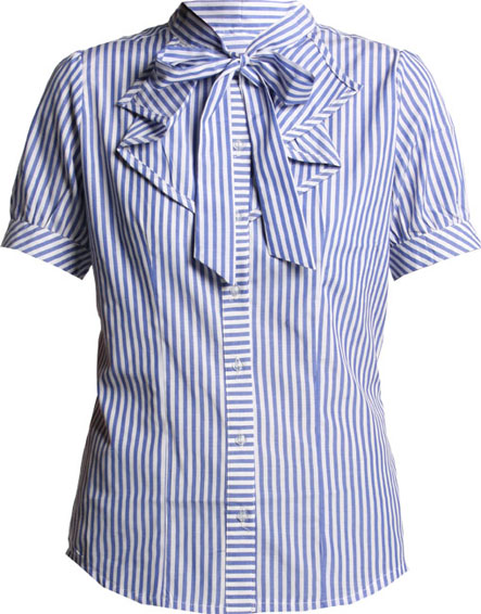 Unbranded Polly stripe frill shirt