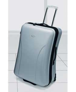 Unbranded Polycarbonate Expandable Trolley Case Silver 30in