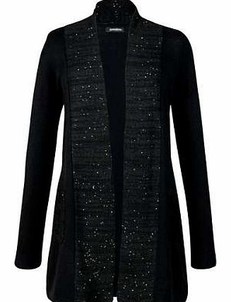 Smart and elegant, this soft knit long cardigan with sequin trim and 2 sequin patch pockets on the front will have you looking and feeling great. Pomodoro Cardigan Features: Washable 95% Viscose, 5% Elastane Length approx. 92 cm (36 ins)