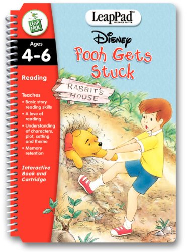 Pooh Gets Stuck - LeapPad Interactive Book- LeapFrog