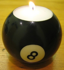 Unbranded Pool Ball Candle/Tealight Holder