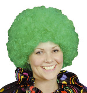 Unbranded Pop wig, green curly