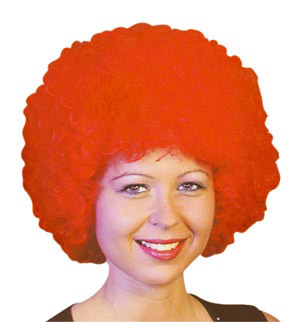 Unbranded Pop wig, red curly