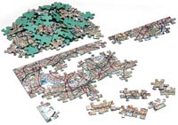 Unbranded Postcode Puzzles (Aerial 400 pieces)