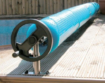 The Plastica Premium Above Ground Swimming Pool Reel utilises 2 fixed stands which are bolted/screwe