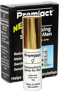 Premjact - Desensitizing Spray for Men 12g. Premjact is a desensitizing pump action spray for men co