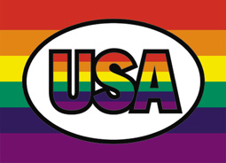 Pride USA Keyring