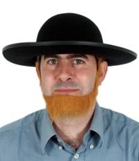 This wide brimmed pastor hat also makes a good Amish hat