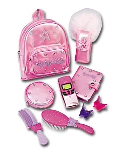 Princess Backpack - Hot pink