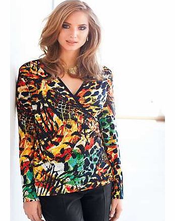 Unbranded Print Wrap Top