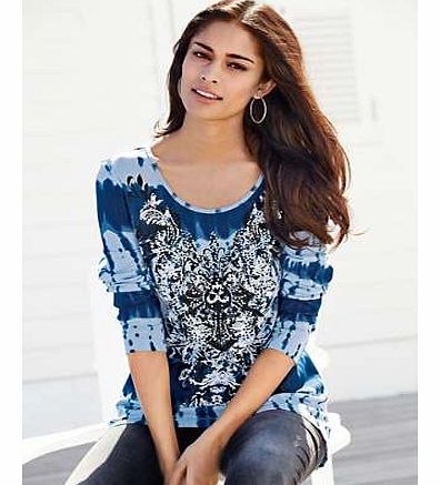 Unbranded Printed Tie-Dye Tunic
