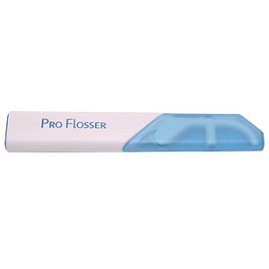 Ingrated dental flosser.  More than 250 flosses (1