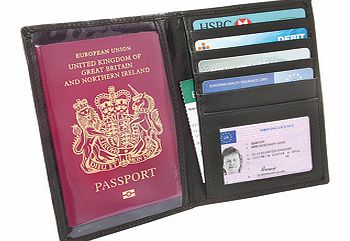 Much more than just a passport holder, this leather wallet will protect you from the latest wave of identity theft. Modern passports are biometric, which means they contain an RFID chip holding all sorts of personal information such as your name, a