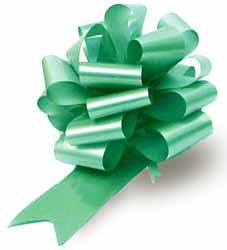 Pullbow - 2inch - Green - Pack of 20