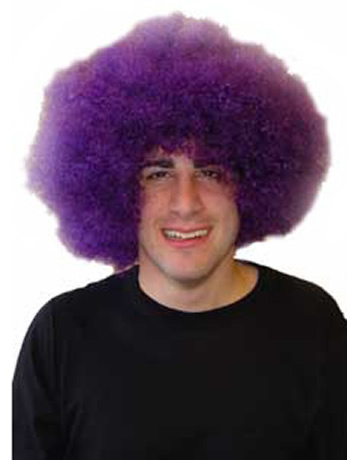 Unbranded Purple Afro Wig