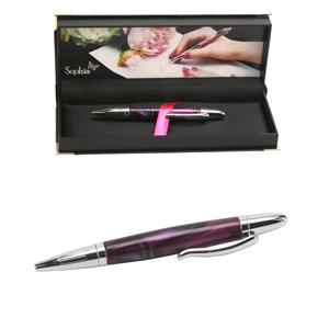 Unbranded Purple Cloud Design Biro Pen