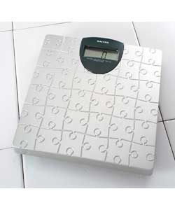 Electronic scale with silver ABS platform. 25mm LC