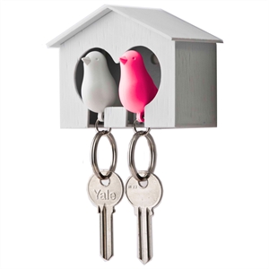 Unbranded Qualy Duo Sparrow Key Rings and Holder