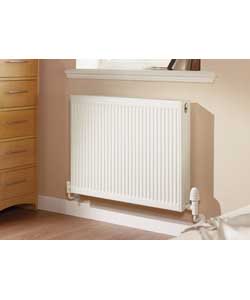 Unbranded Quinn Double Convector Radiator - White -