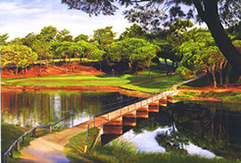 Unbranded Quinta Do Lago Limited Edition Golf Print by
