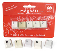 Unbranded QWERTY Magnets (Double Pack (MISS U   LOVE U))