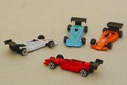Vroom vroom! Grab a minature racing car to pop in