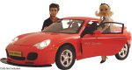 Radio Control Porsche Red 911 Turbo 40Mhz- New Bright