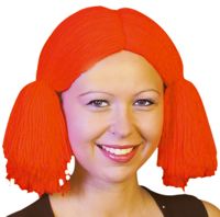 Unbranded Rag Doll Girl Wig Red