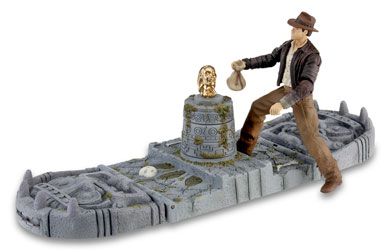 Unbranded Raiders of the Lost Ark - Indiana Jones with Idol Floor Trap