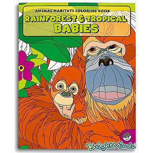 Colourful Habitats - Wonderfully detailed colouring books ideal for travel and relaxation. This seri