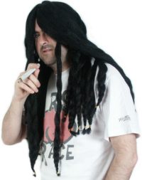 Try this wig on and just feel the stress sliding away as you relax into a cool Rastafarian Summer