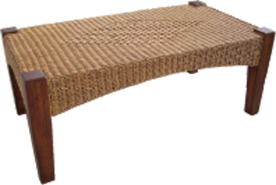 Unbranded RATTAN COFFEE TABLE