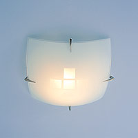 This chic light features elegant styling and soft