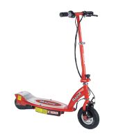 Powerful electric scooter capable of speeds up to 10 mph. Chain drive with fixed axle. Twist