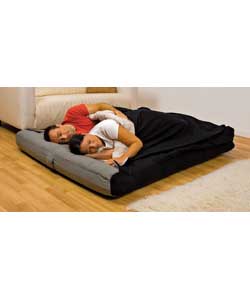 Double Guest Ready Bed  Sleeping bag and air bed in one.Machine washable sleeping bag Inflatable mat