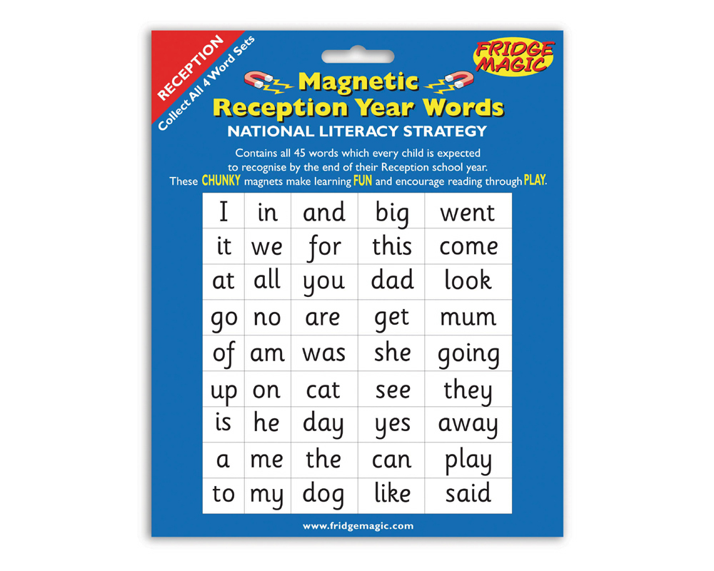 Unbranded Reception Words 1