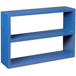 Funky, chunky MDF shelf which will add a splash of colour to a bedroom wall