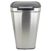 Unbranded Rectangular stainless steel bin touch open bin