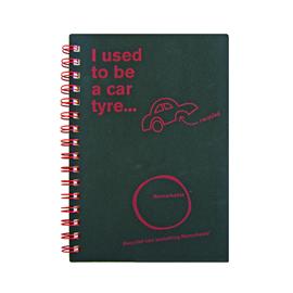 Unbranded Recycled Car Tyre Note Pads - A5