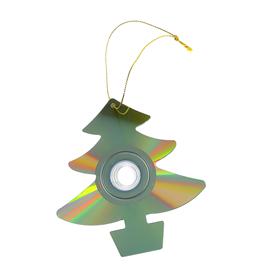 Unbranded Recycled CD/ DVD Christmas Decorations -