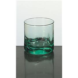 Unbranded Recycled Glass Square Base Short Glass